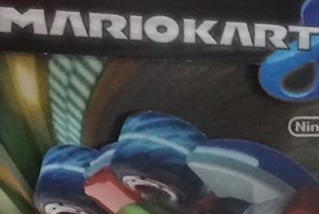 Mario Kart display close-up