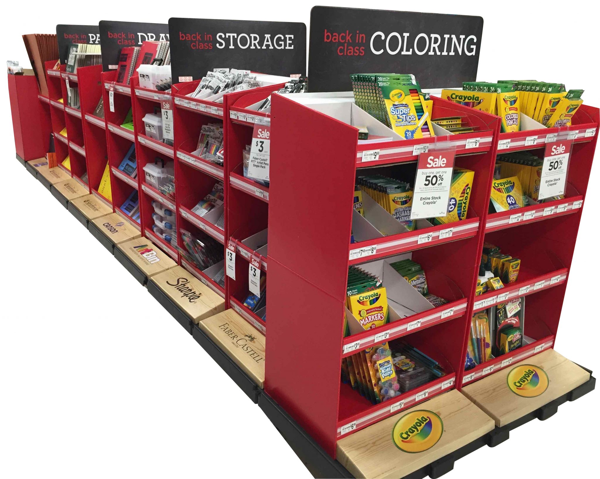 Michael's Back to School Displays