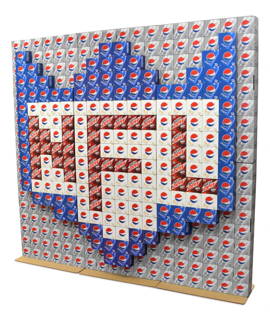 <h4>Pepsi NFL Product Wall</h4>