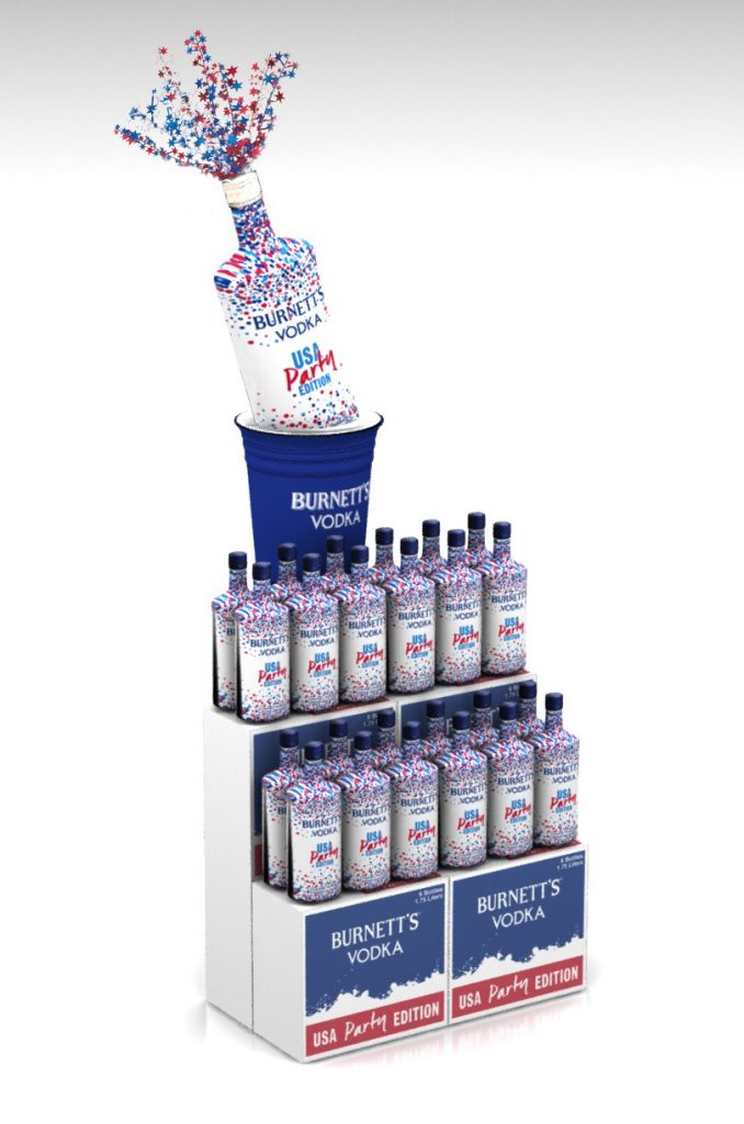 <h4>Bronze: Burnett’s Red, White and Blue Summer Display</h4>