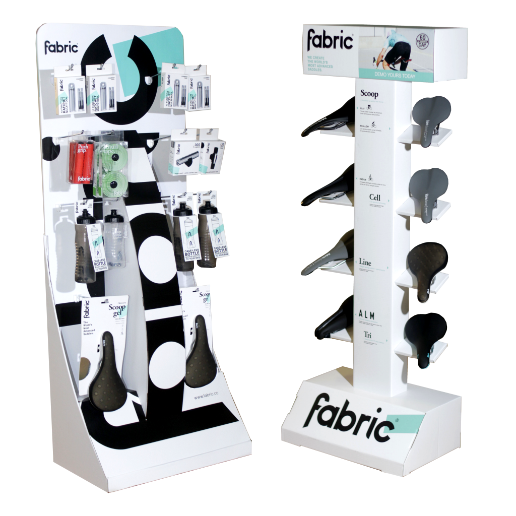 <h4>Fabric®Brand Cycling Starter Floor Stand & Fabric Demo Saddle Display Combo</h4>
