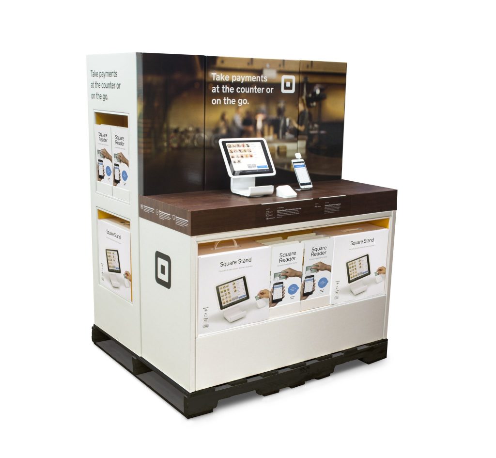 <h4>Square© Pallet Display for Sam’s Club©</h4>