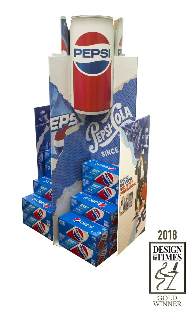 <h4>GOLD: Pepsi® Generations Quad Case Stacker</h4>