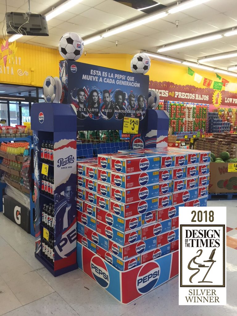 <h4>SILVER: Pepsi® Generations Hispanic Soccer Merchandiser/Spanner</h4>