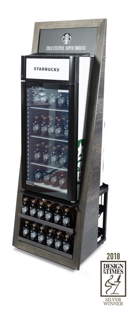 <h4>SILVER: Starbucks® Cold Brew Cooler Display for Pepsi</h4>