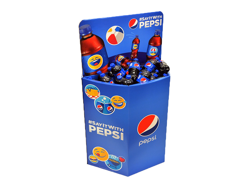 Pepsi Emoji Dump Bin