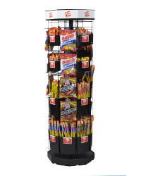 icon picture of wire floor display rack