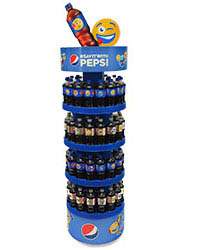 Pepsi multi-tiered floorstand