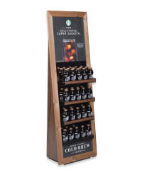 Starbucks permanent wood display