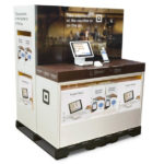 Square interactive pallet display
