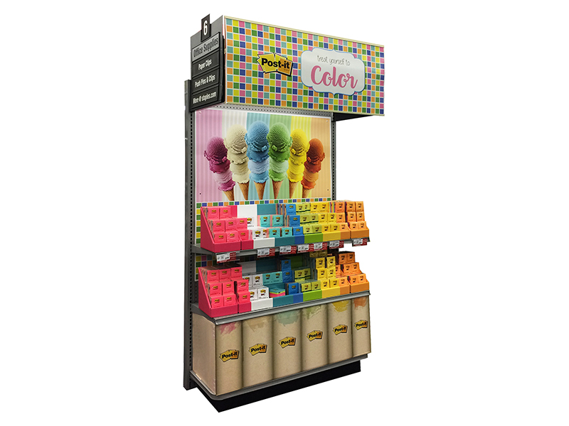 3M Staples Ice Cream Endcap