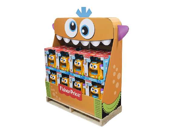 Fisher price monster display