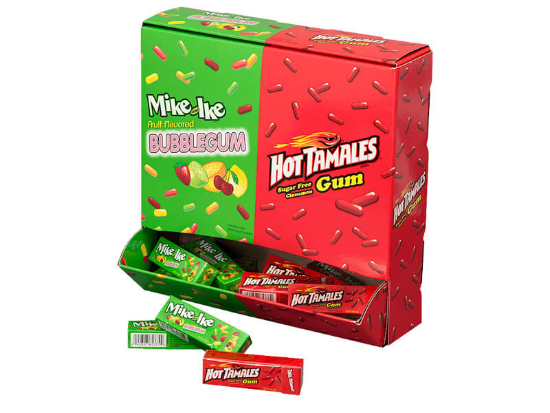 Mike and ike counter display