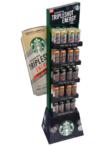 <h4>Starbucks TripleShot Energy Merchandiser</h4>