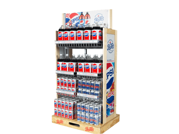 Pepsi generations permanent display