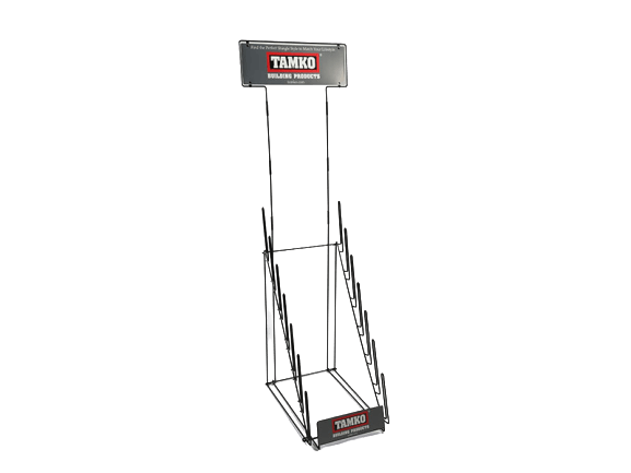 Tamko heritage folding rack permanent display