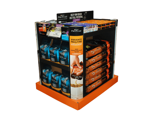 Purina pet product display solution