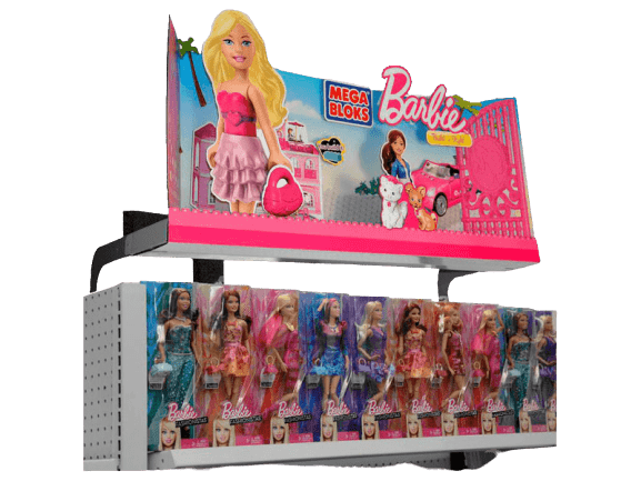 Barbie toys product display
