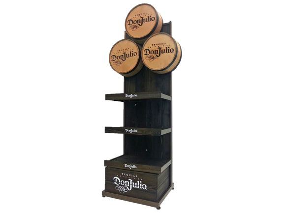 Don Julio wood display