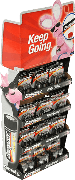 Energizer battery display