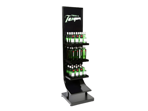 Tanqueray multi-tiered display stand
