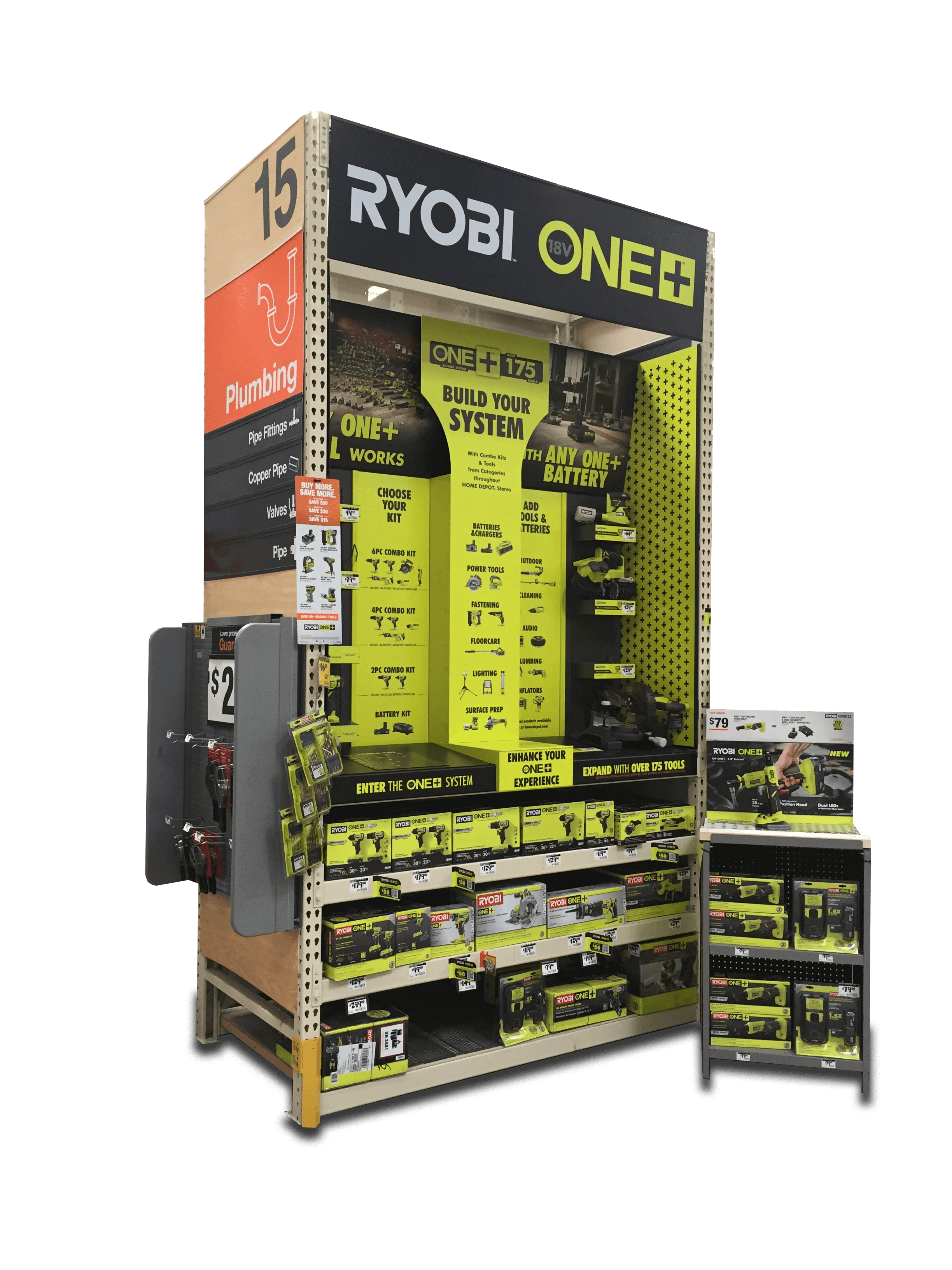 Ryobi endcap display