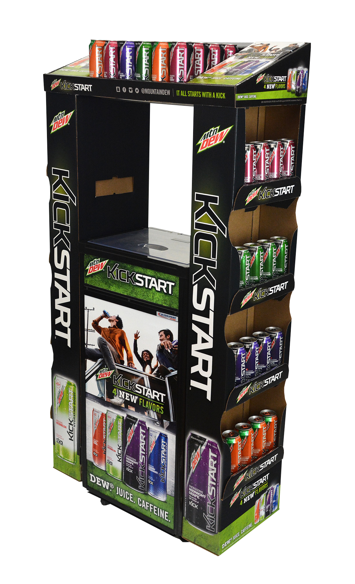 kickstart cooler display