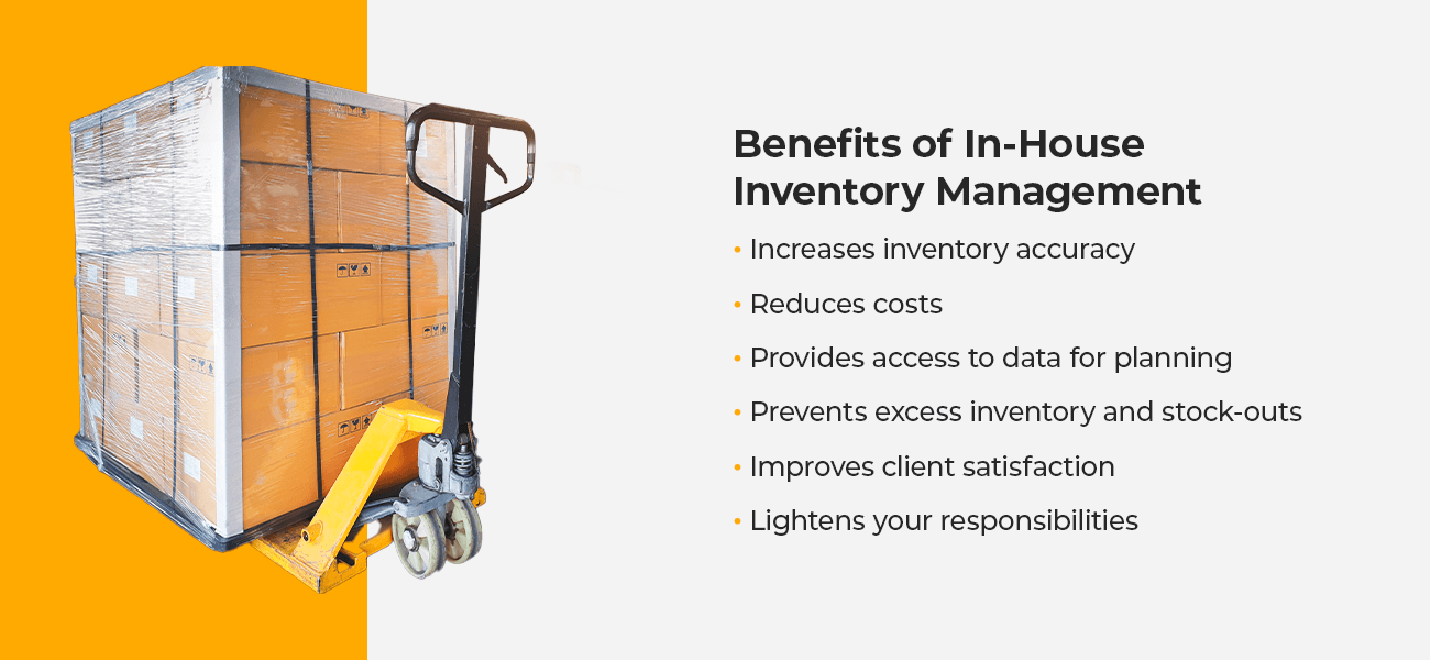 benefits of in house inventory management