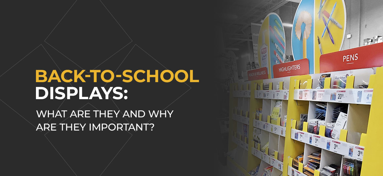 back to school displays