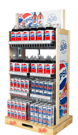 pepsi generations display