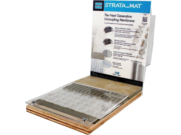 strata mat counter display