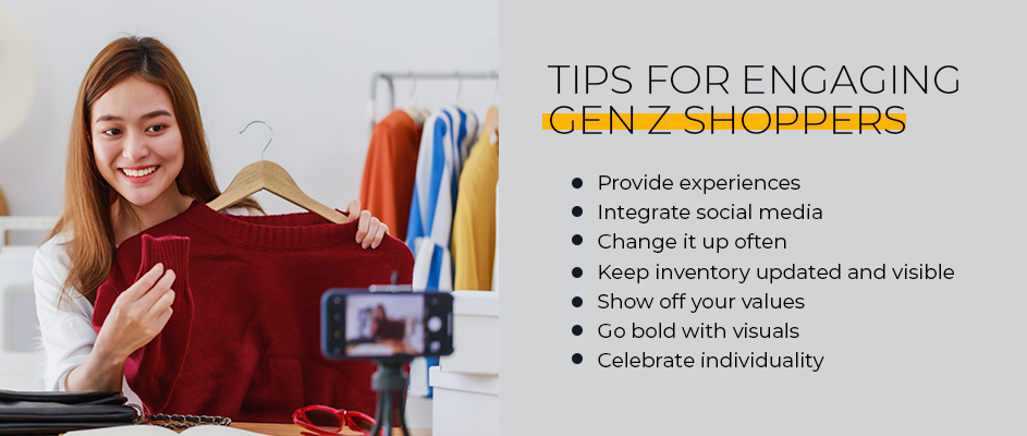 tips for engaging gen Z shoppers